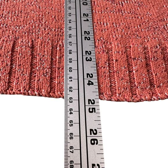 Free People FP Beach Sweater Women’s Small Orange Long Sleeve Pullover Knitted - Picture 10 of 10